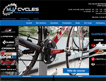 Tablet Screenshot of mjcycles.be